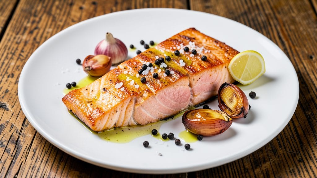 Baked Salmon for One Recipe: Lemon-Garlic Crisp in 20 Minutes