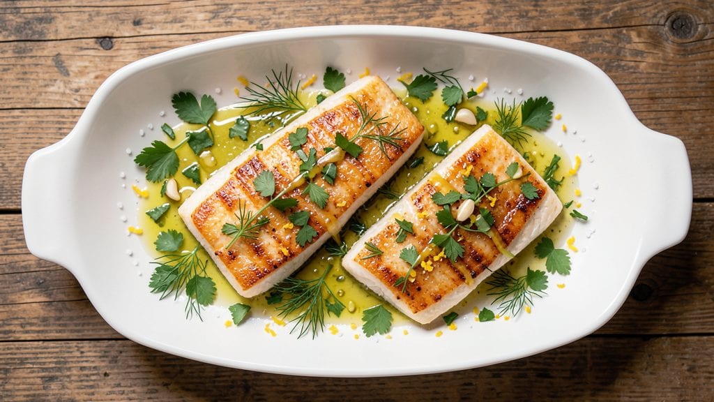 Basic Baked Fish Recipe: Flaky White Fish With Lemon-Herb Crisp
