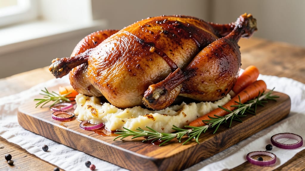 BBQ Goose Recipe: Smoky Roast with Crispy Skin and Juicy Pink Meat