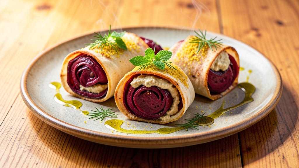 Beet Rolls Recipe: Crispy Cornmeal Wraps With Sweet Earthy Filling
