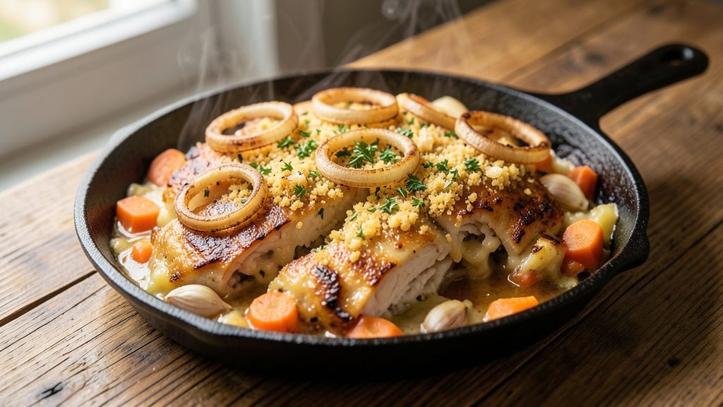 Campbell's Supper Bakes Copycat Recipe: One-Pan Creamy Cornmeal Crust Magic