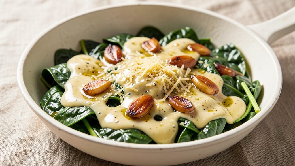 Carrabba's Spinach Recipe: Garlicky, Creamy Pasta Partner in 20 Minutes