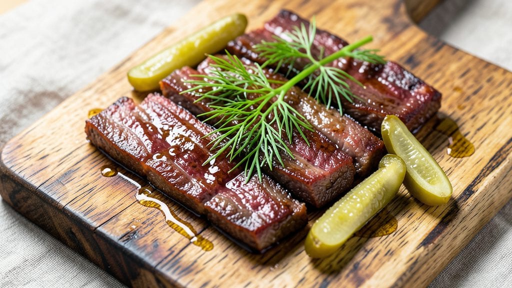 Dill Pickle Beef Jerky Recipe: Smoky Vinegar-Kissed Crunch in 1 Hour