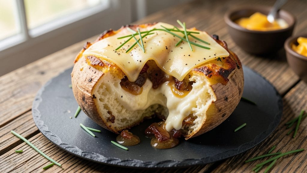 Emeril Lagasse's Twice-Baked Potato Recipe: Buttery, Crispy Top and Creamy Center Magic
