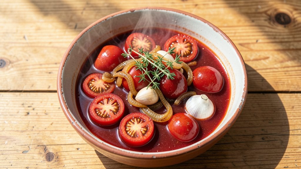 Grandma's Old Fashioned Stewed Tomatoes Recipe: Slow-Simmered Sweetness With Herbal Depth