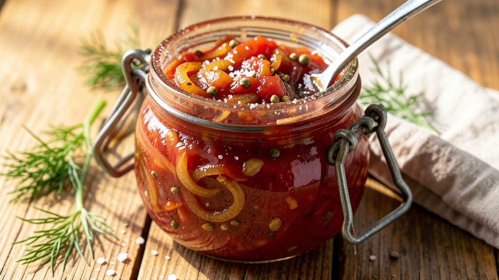 Grandma's Tomato Relish Recipe: Vinegar-Bright, Sweet-and-Sour Preservation Magic