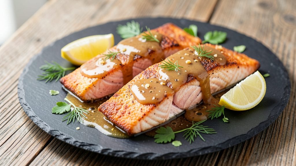 Hello Fresh Salmon Recipe: Pan-Seared With Lemon-Herb Crisp